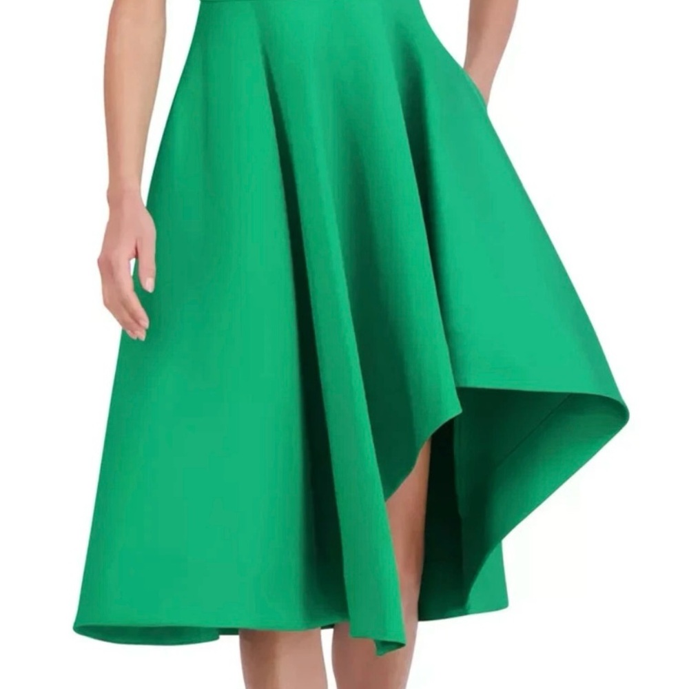 Eliza J Women's Dresses Asymmetrical Midi Green New - Picture 4 of 16